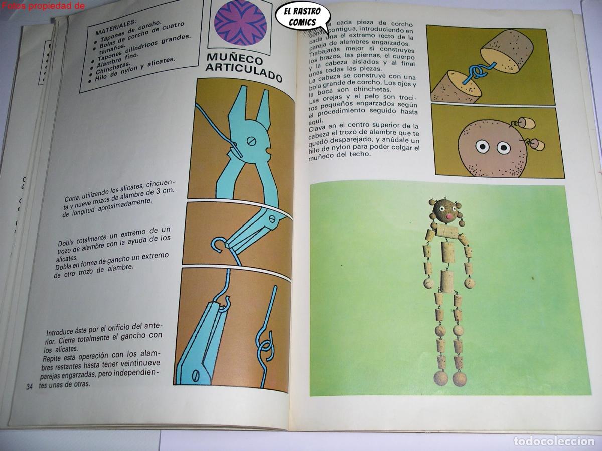 Libros de segunda mano: Para hacer con las manos mu&ntilde;ecos, ed. Altea 1979, B4 - Foto 10