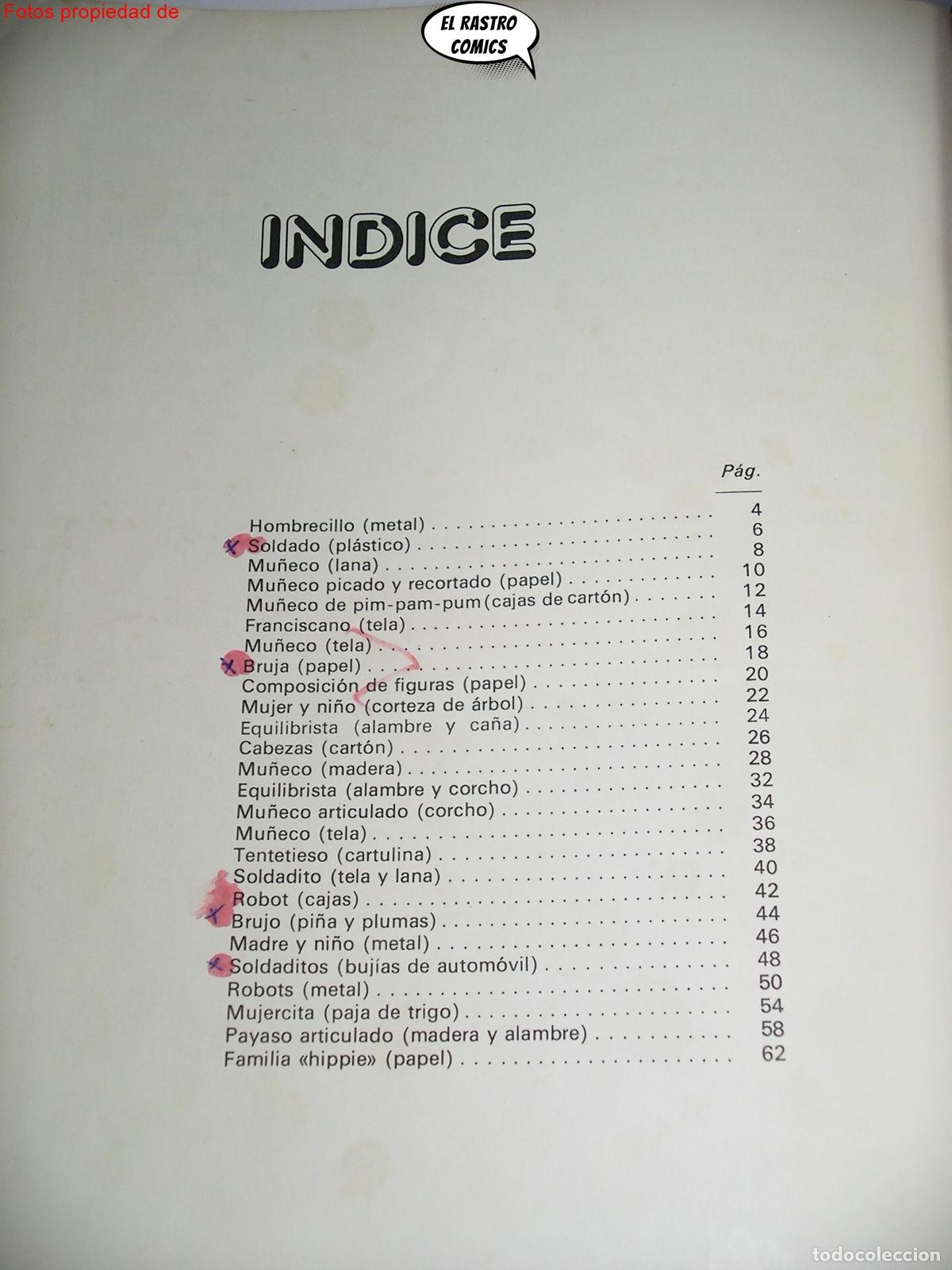 Libros de segunda mano: Para hacer con las manos mu&ntilde;ecos, ed. Altea 1979, B4 - Foto 12