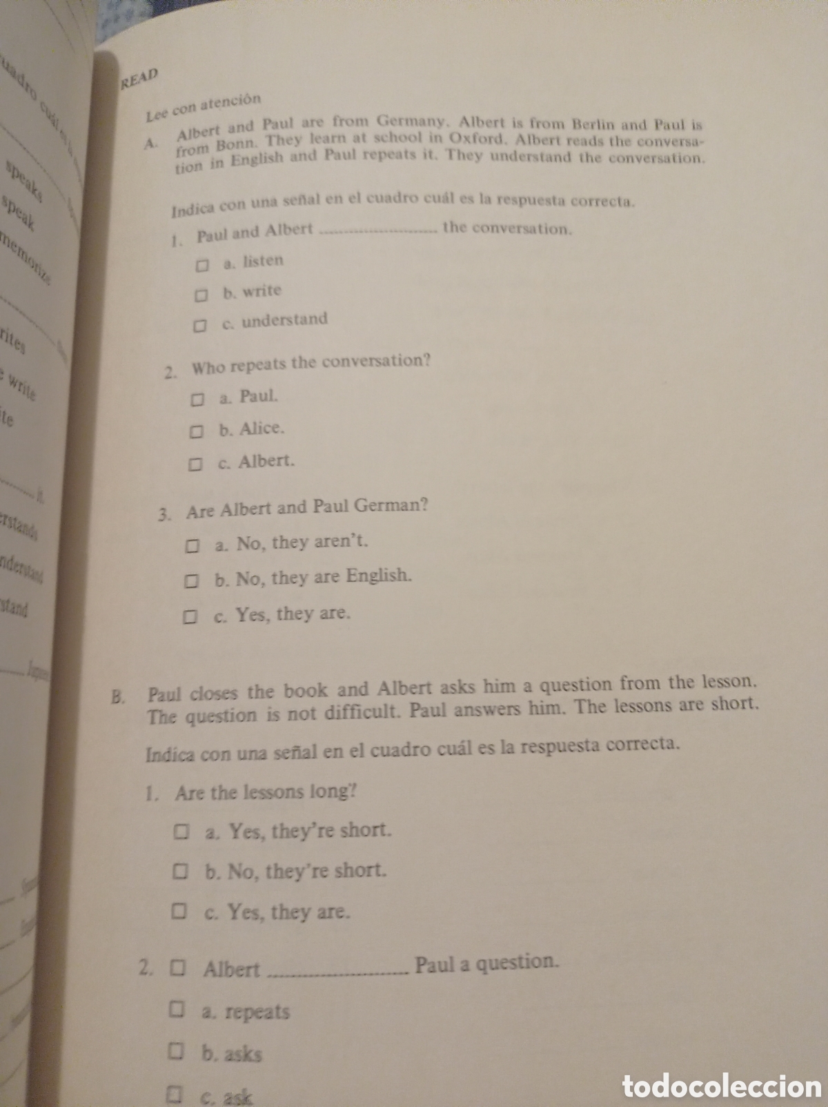 Libros de segunda mano: Cuaderno de trabajo ingl&eacute;s I Anaya - Foto 2
