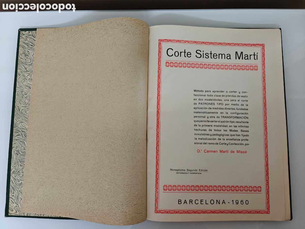 Libros de segunda mano: LIBRO CORTE SISTEMA MART&Iacute; MODISTERIA 1960 - Foto 3