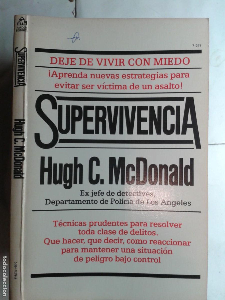 Libros de segunda mano: SUPERVIVENCIA 1982 HUGH C. McDONALD 1&ordf; EDICI&Oacute;N RANDOM EDITORES - Foto 1