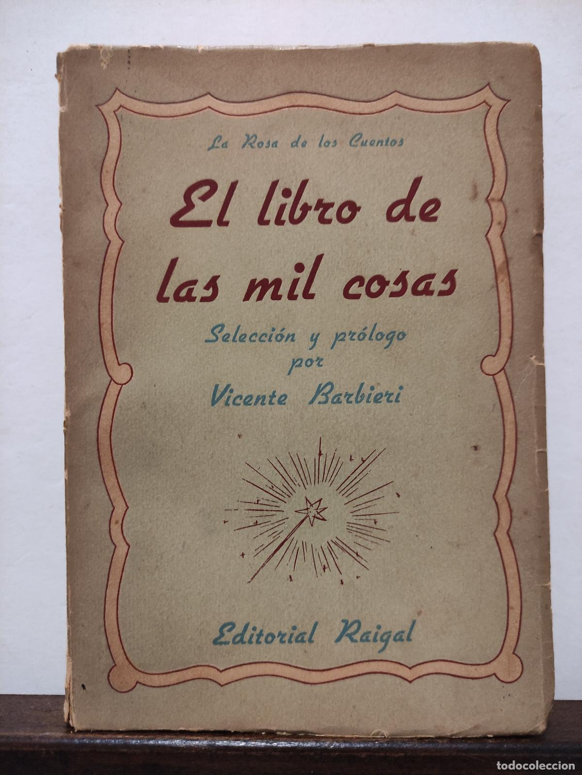 Libros de segunda mano: EL LIBRO DE LAS MIL COSAS - VICENTE BARBIERI - 1954 - Foto 1