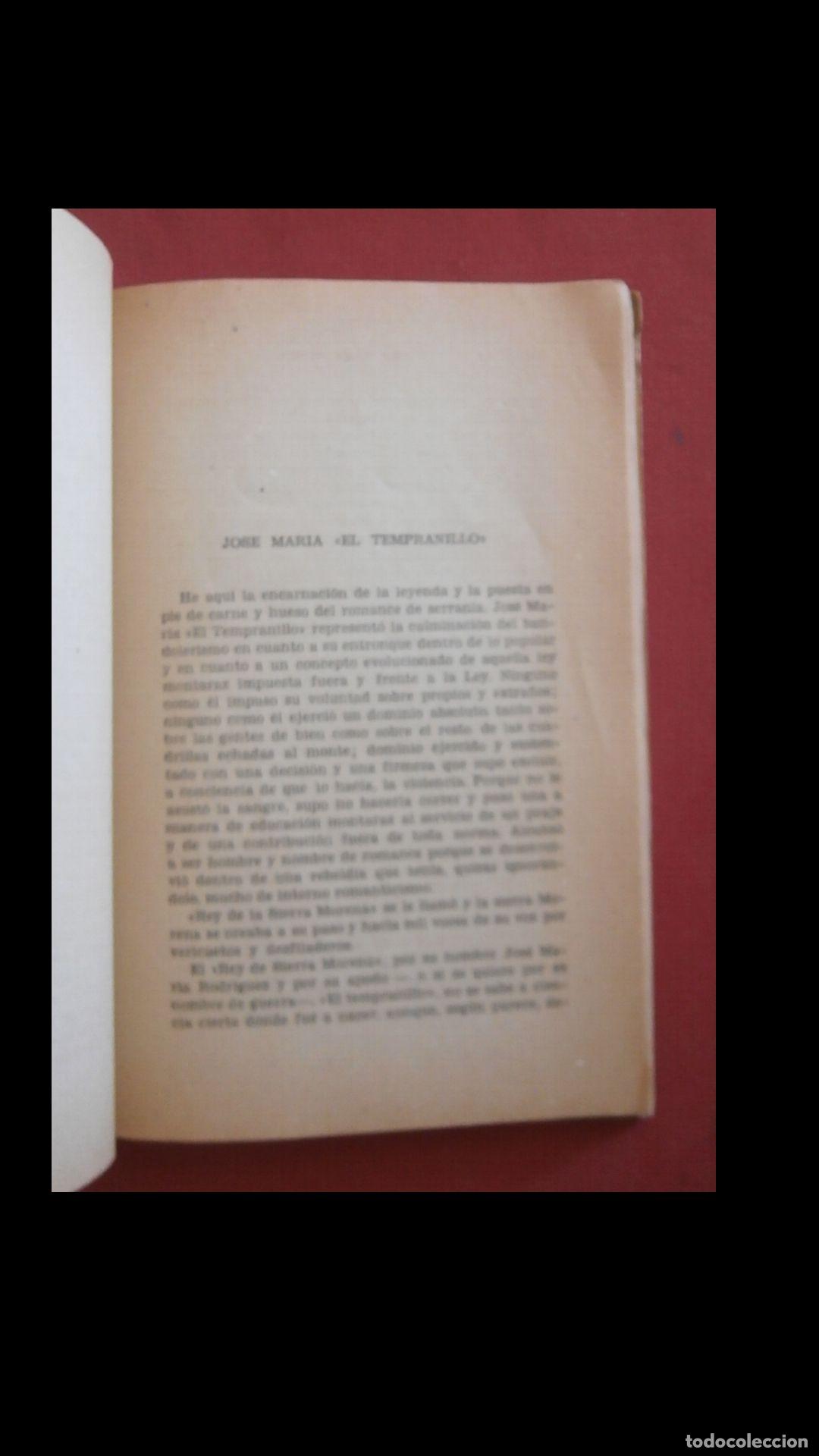 Libros de segunda mano: El libro de los bandidos. Jos&eacute; M&ordf; Tavera - Foto 3