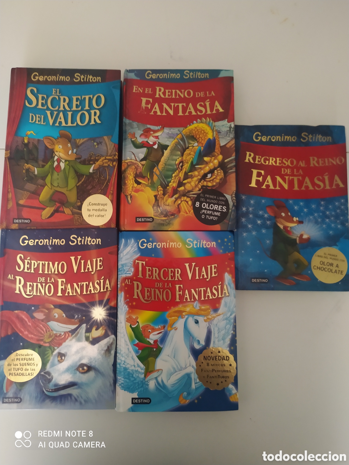 Libros de segunda mano: Lote de 5 libros de Ger&oacute;nimo Stilton - Foto 1