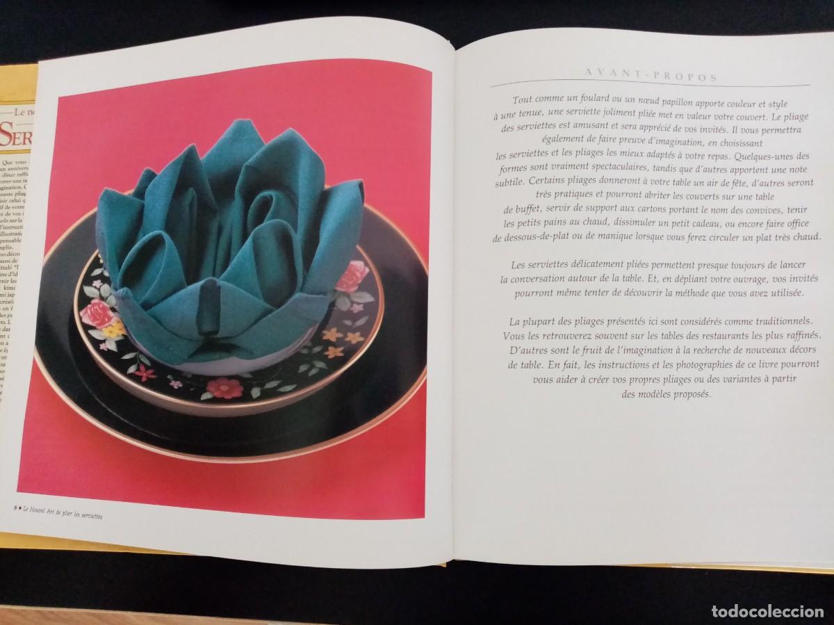 Libros de segunda mano: Libro Le nouvel art de plier Les Serviettes - Foto 4