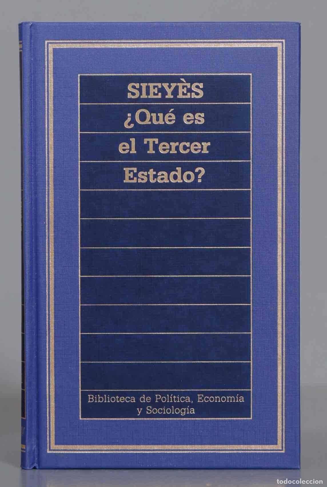 Libros de segunda mano: SIEYES &iquest;Qu&eacute; es el Tercer Estado? - Foto 1