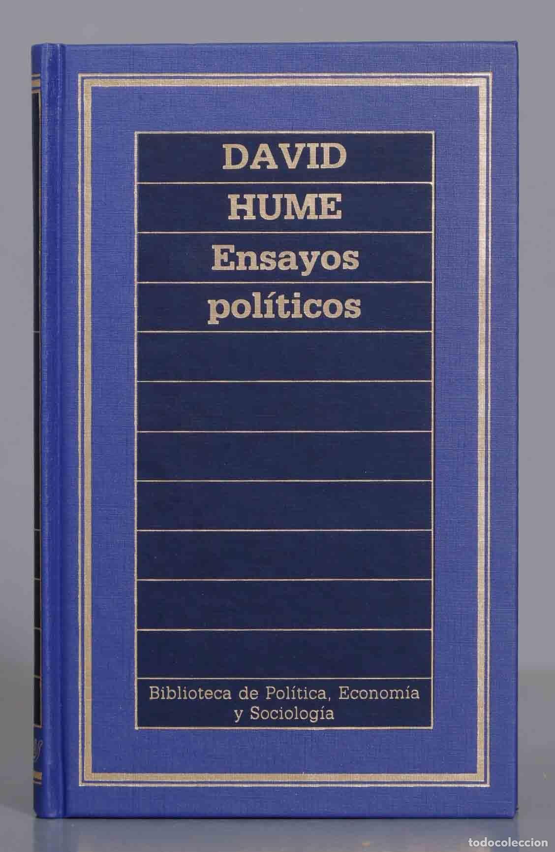 Libros de segunda mano: DAVID HUME Ensayos pol&iacute;ticos - Foto 1
