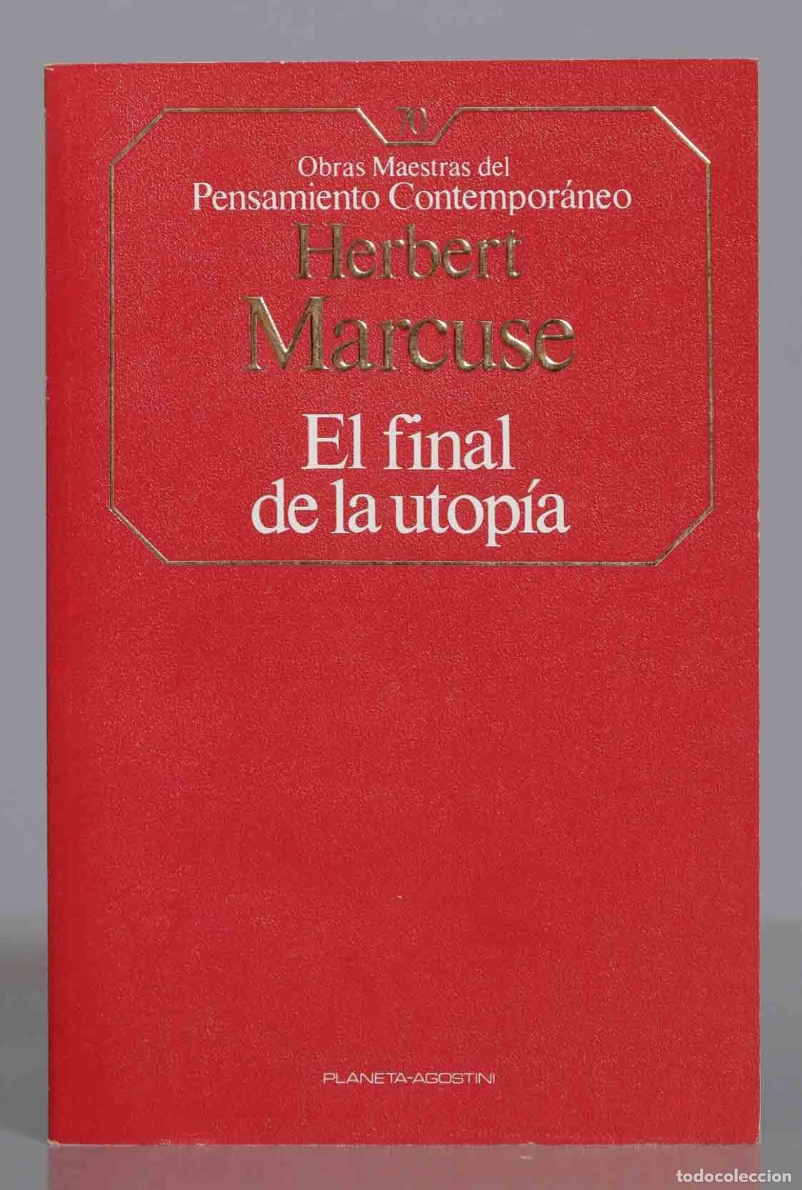 Libros de segunda mano: El final de la utop&iacute;a Marcuse - Foto 1