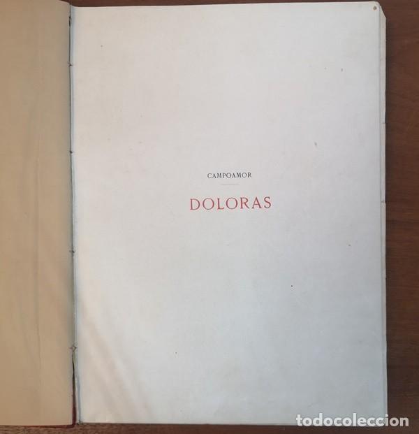 Libros de segunda mano: Doloras de Ram&oacute;n Campoamor - Foto 4