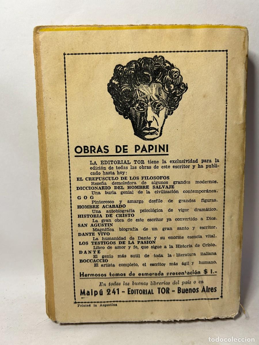 Libros de segunda mano: GIOVANNI PAPINI - DANTE - Foto 4