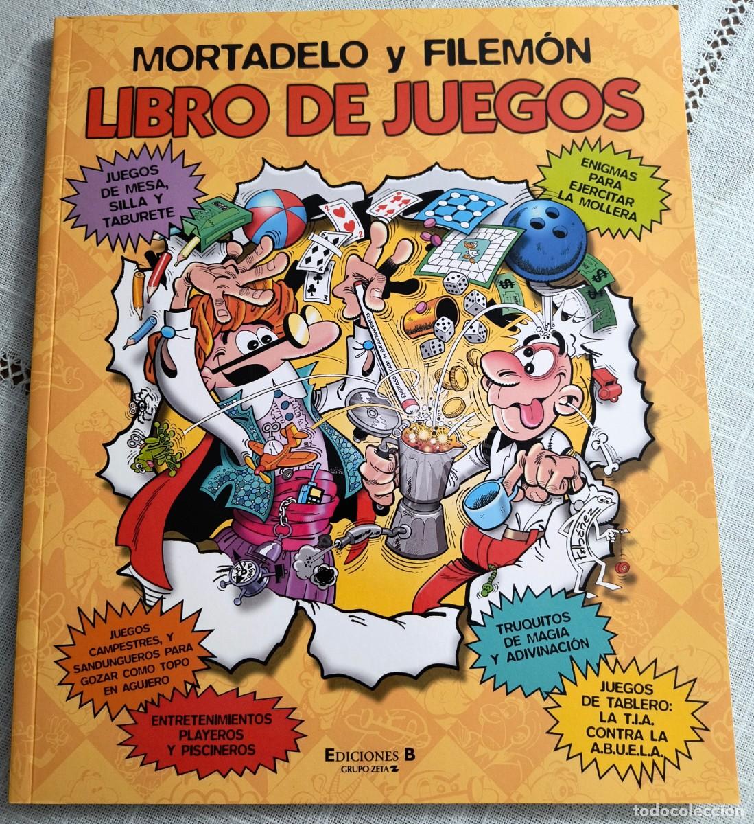 Libros de segunda mano: MORTADELO Y FILEM&Oacute;N - LIBRO DE JUEGOS (IB&Aacute;&Ntilde;EZ) - Foto 1