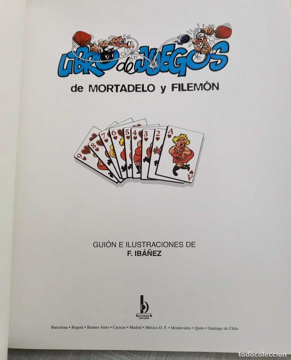 Libros de segunda mano: MORTADELO Y FILEM&Oacute;N - LIBRO DE JUEGOS (IB&Aacute;&Ntilde;EZ) - Foto 3