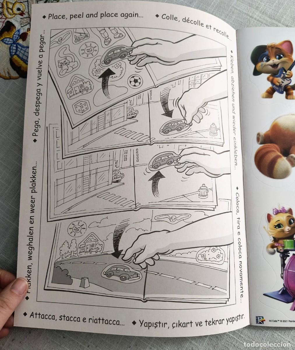 Libros de segunda mano: LIBRO STICK & STACK - 44 GATOS - PANINI - Foto 3