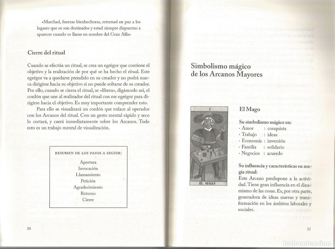 Libros de segunda mano: RITUALES DE MAGIA CON EL TAROT - JOSE LUIS NUAG - Foto 4