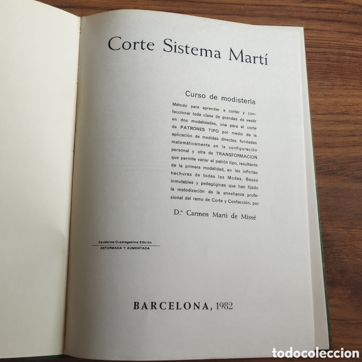 Libros de segunda mano: Libro patrones de Corte Sistema Mart&iacute; - MODISTERIA 1982. - Foto 2