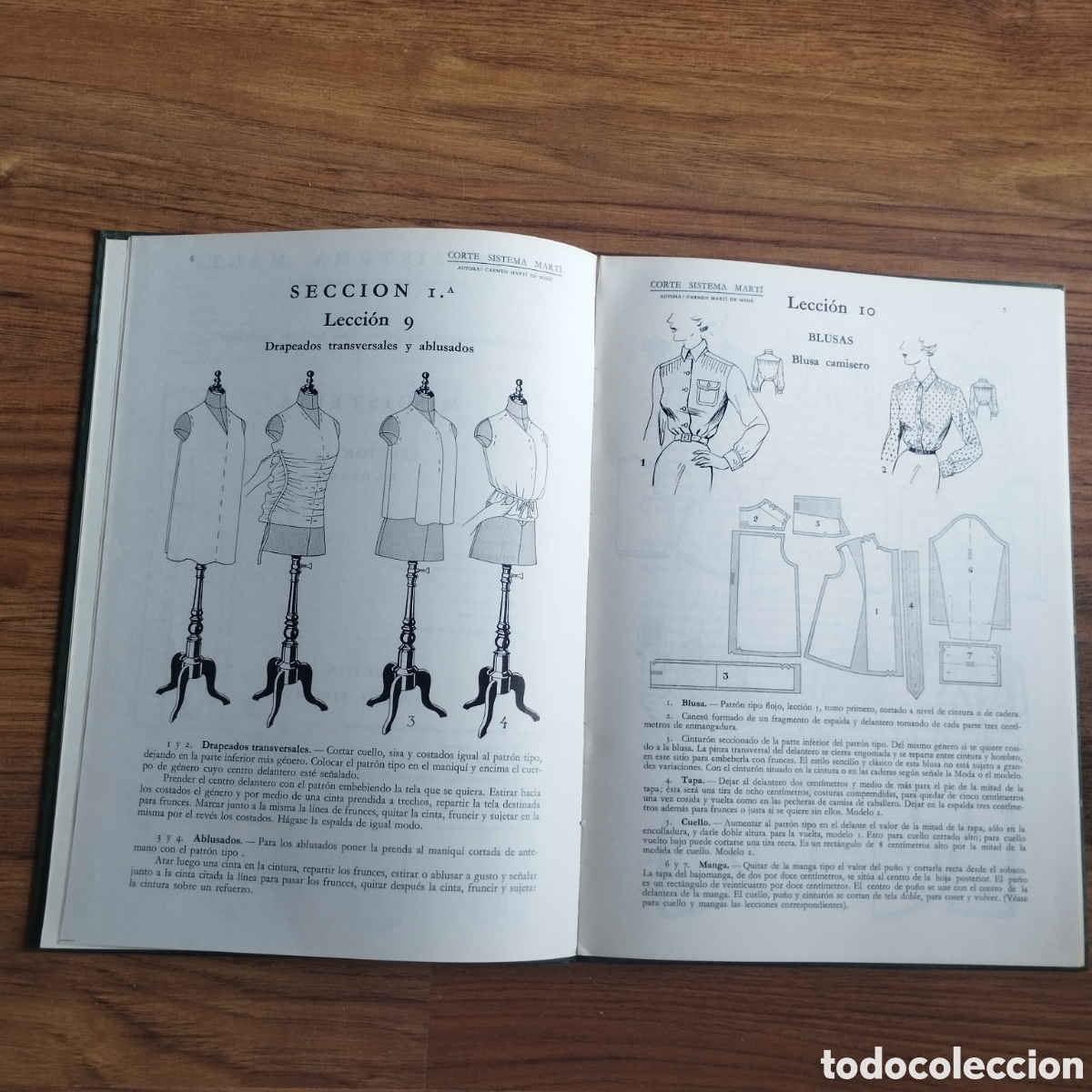 Libros de segunda mano: Libro patrones de Corte Sistema Mart&iacute; - MODISTERIA 1982. - Foto 3