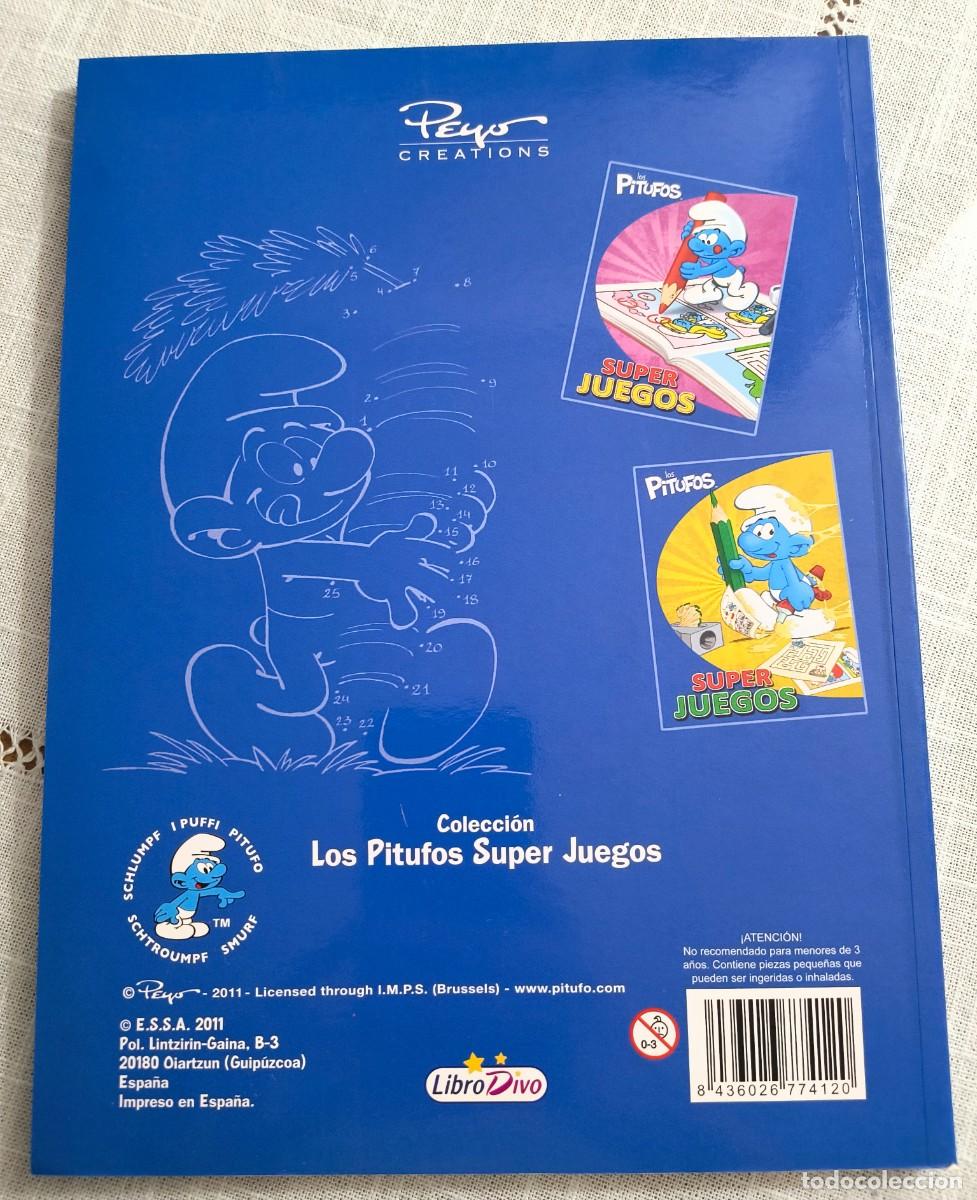 Libros de segunda mano: LOS PITUFOS - SUPER JUEGOS - SIN USAR - Foto 2