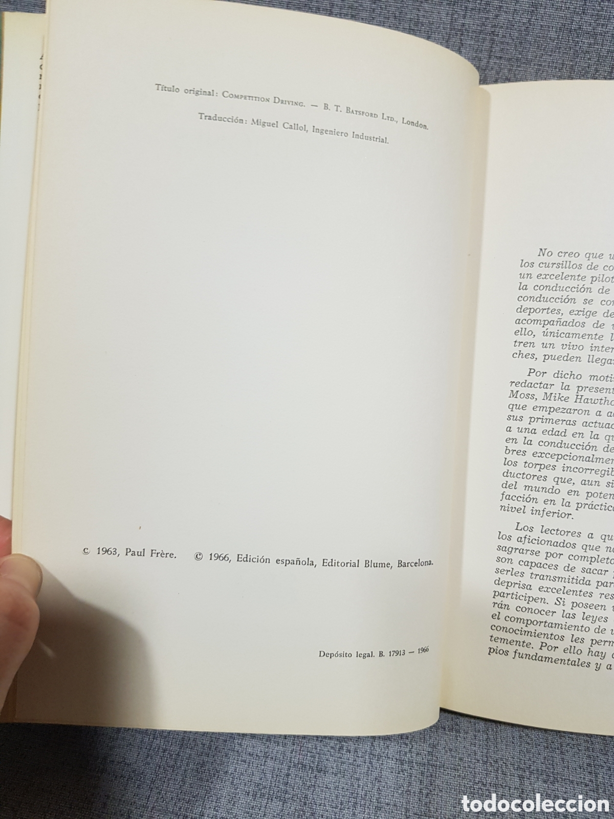 Libros de segunda mano: CONDUCCI&Oacute;N EN LAS COMPETICIONES. PAUL FRERE. EDITORIAL BLUME. A&Ntilde;O 1966 - Foto 15