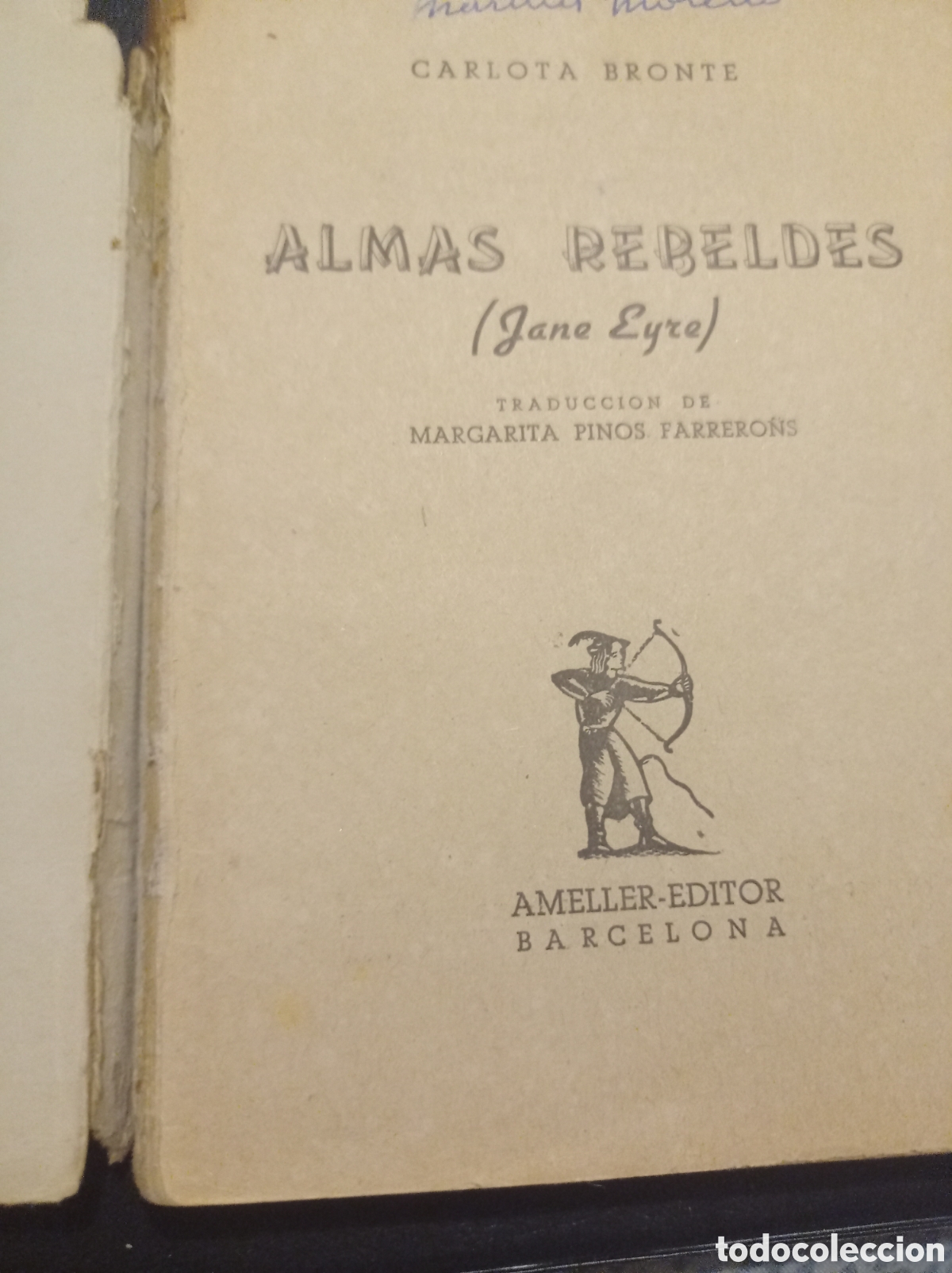 Libros de segunda mano: Almas rebeldes Carlota bronte - Foto 1