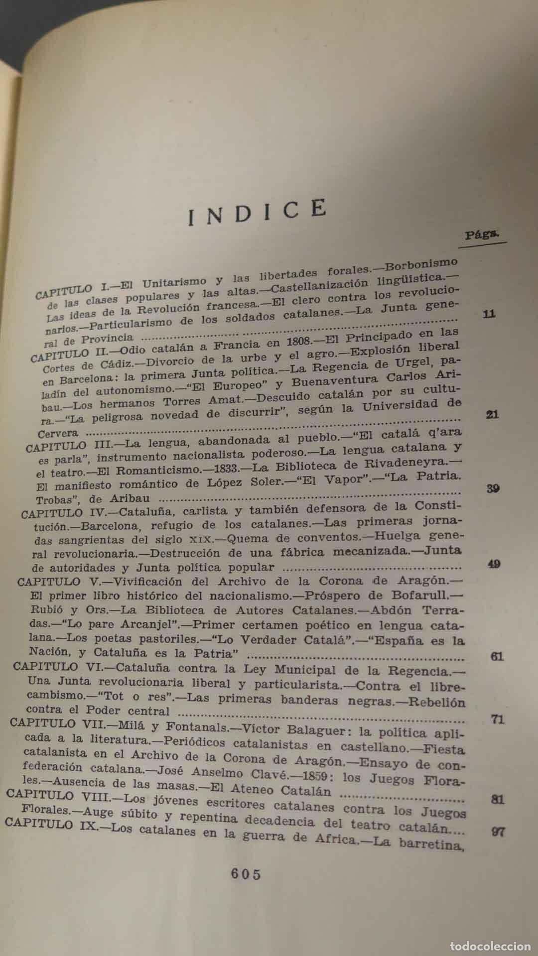 Libros de segunda mano: Historia del NACIONALISMO CATAL&Aacute;N - Foto 2