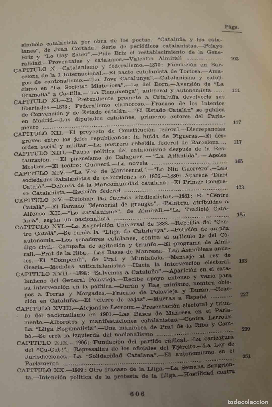 Libros de segunda mano: Historia del NACIONALISMO CATAL&Aacute;N - Foto 3