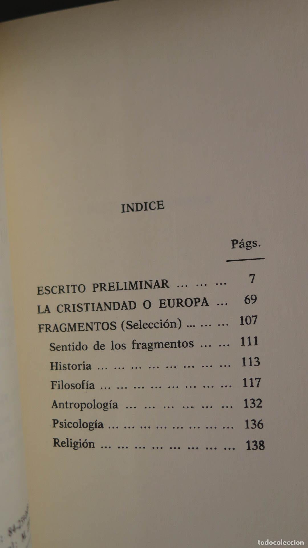 Libros de segunda mano: LA CRISTIANDAD O EUROPA NOVALIS - Foto 2