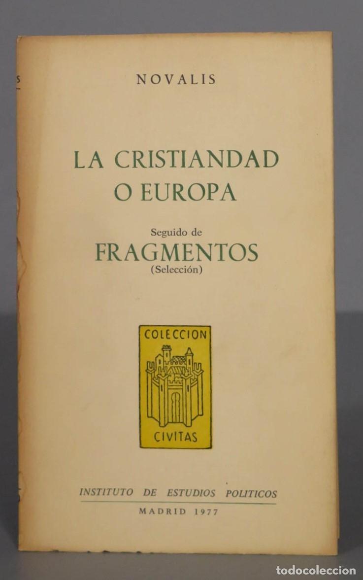 Libros de segunda mano: LA CRISTIANDAD O EUROPA NOVALIS - Foto 1