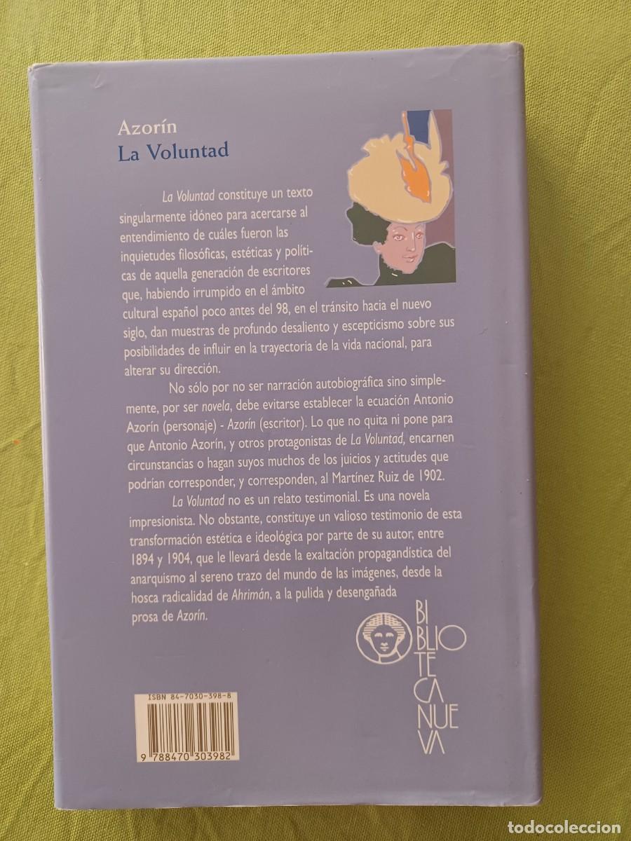 Libros de segunda mano: LA VOLUNTAD - AZOR&Iacute;N. - Foto 2
