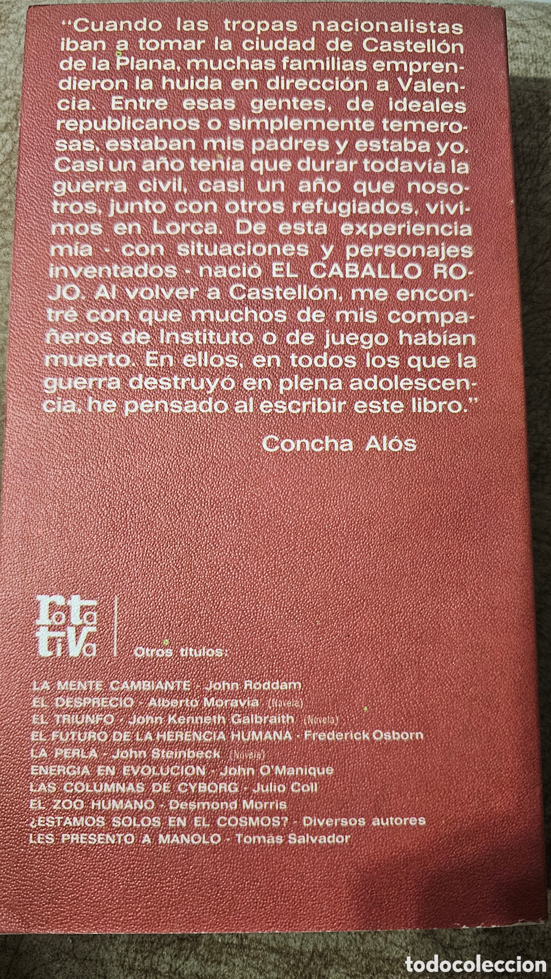 Libros de segunda mano: El caballo rojo de Concha Alos - Foto 2