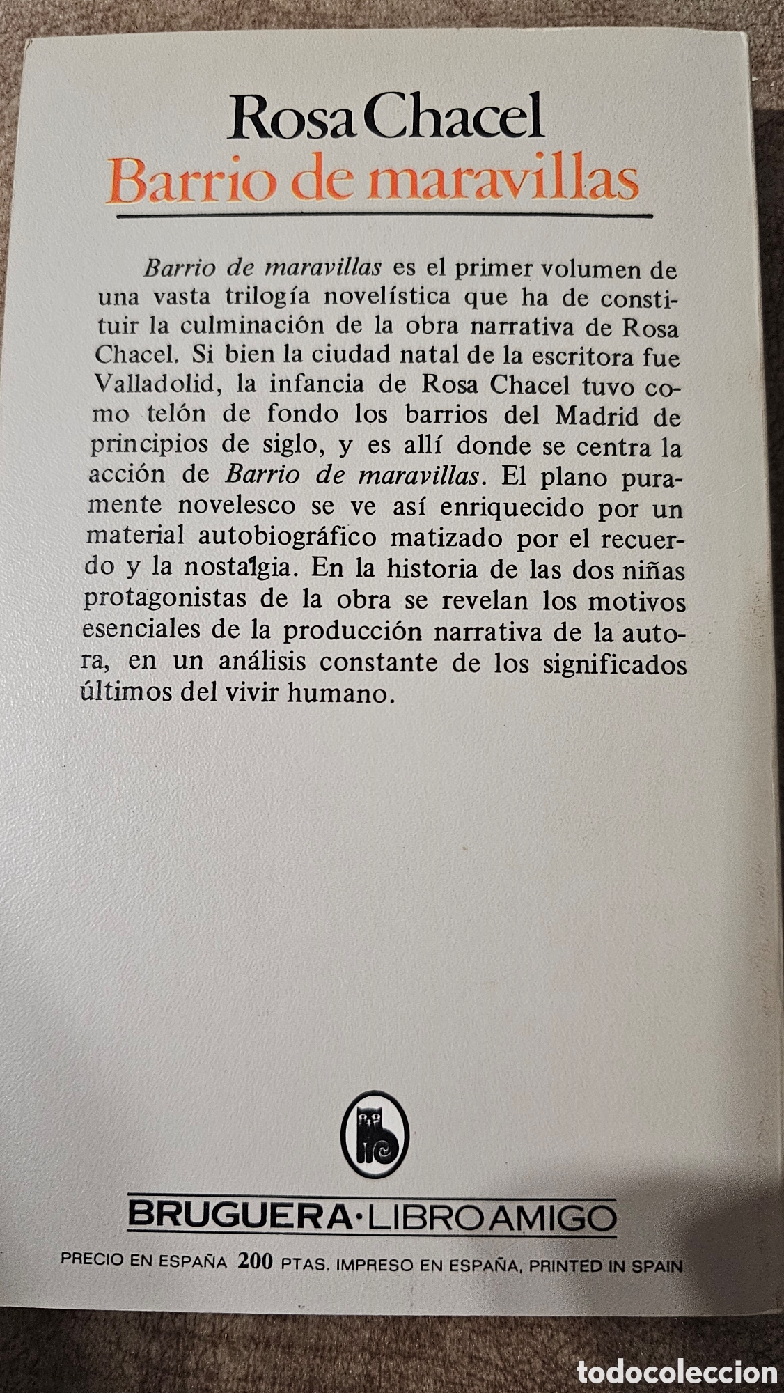 Libros de segunda mano: Barrio de maravillas - Foto 2