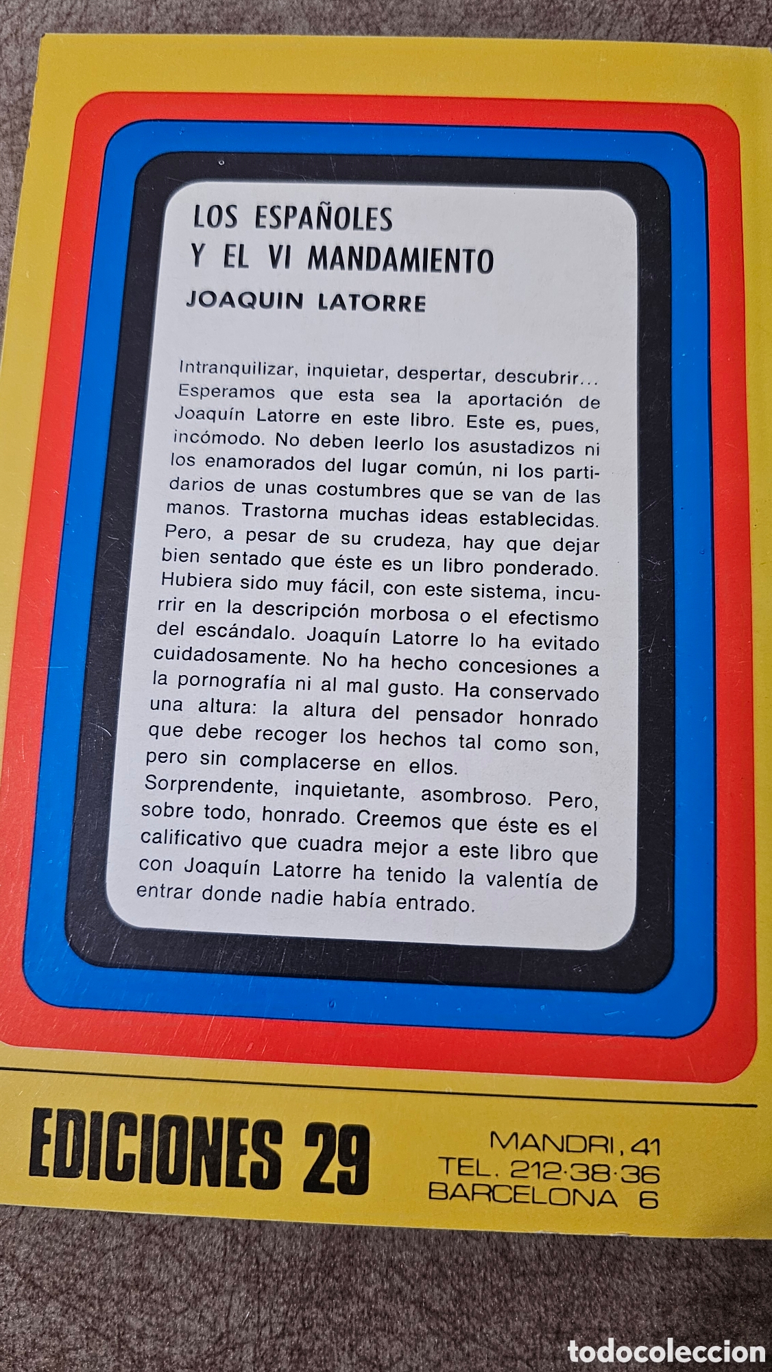 Libros de segunda mano: Los espa&ntilde;oles y el VI mandamiento - Foto 2