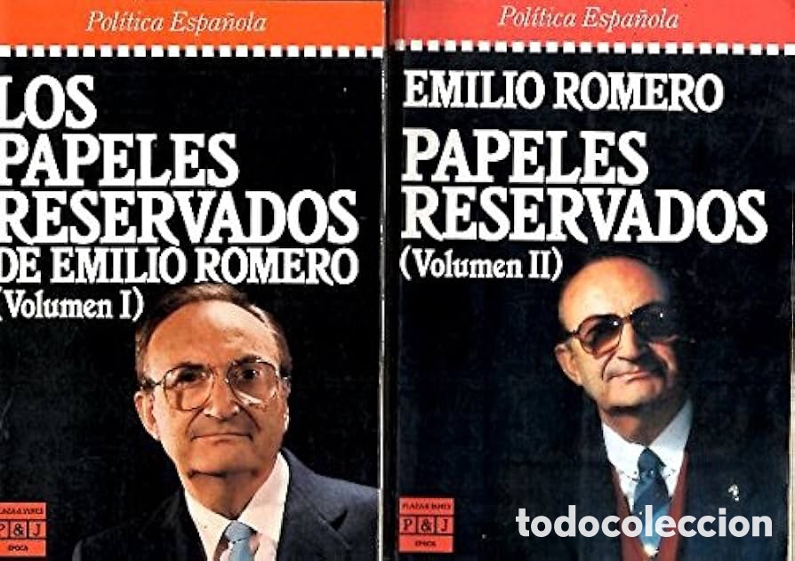 Libros de segunda mano: LOS PAPELES RESERVADOS&rdquo; DE EMILIO ROMERO. - Foto 1