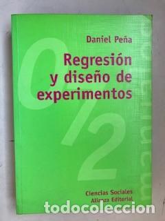 Libros de segunda mano: Regresi&oacute;n y dise&ntilde;o de experimentos - Foto 1
