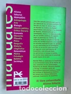 Libros de segunda mano: Regresi&oacute;n y dise&ntilde;o de experimentos - Foto 3