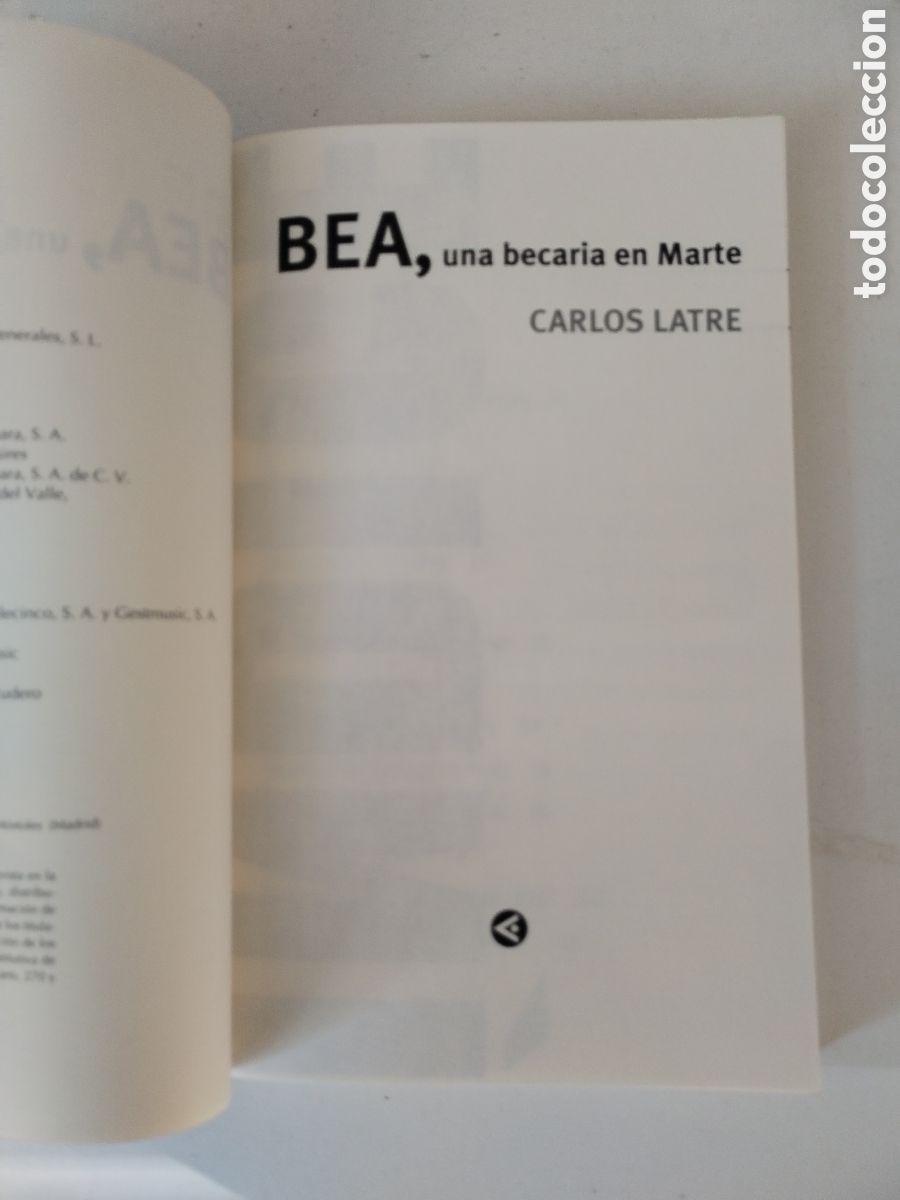 Libros de segunda mano: BEA UNA BECARIA EN MARTE/CARLOS LATRE - Foto 3