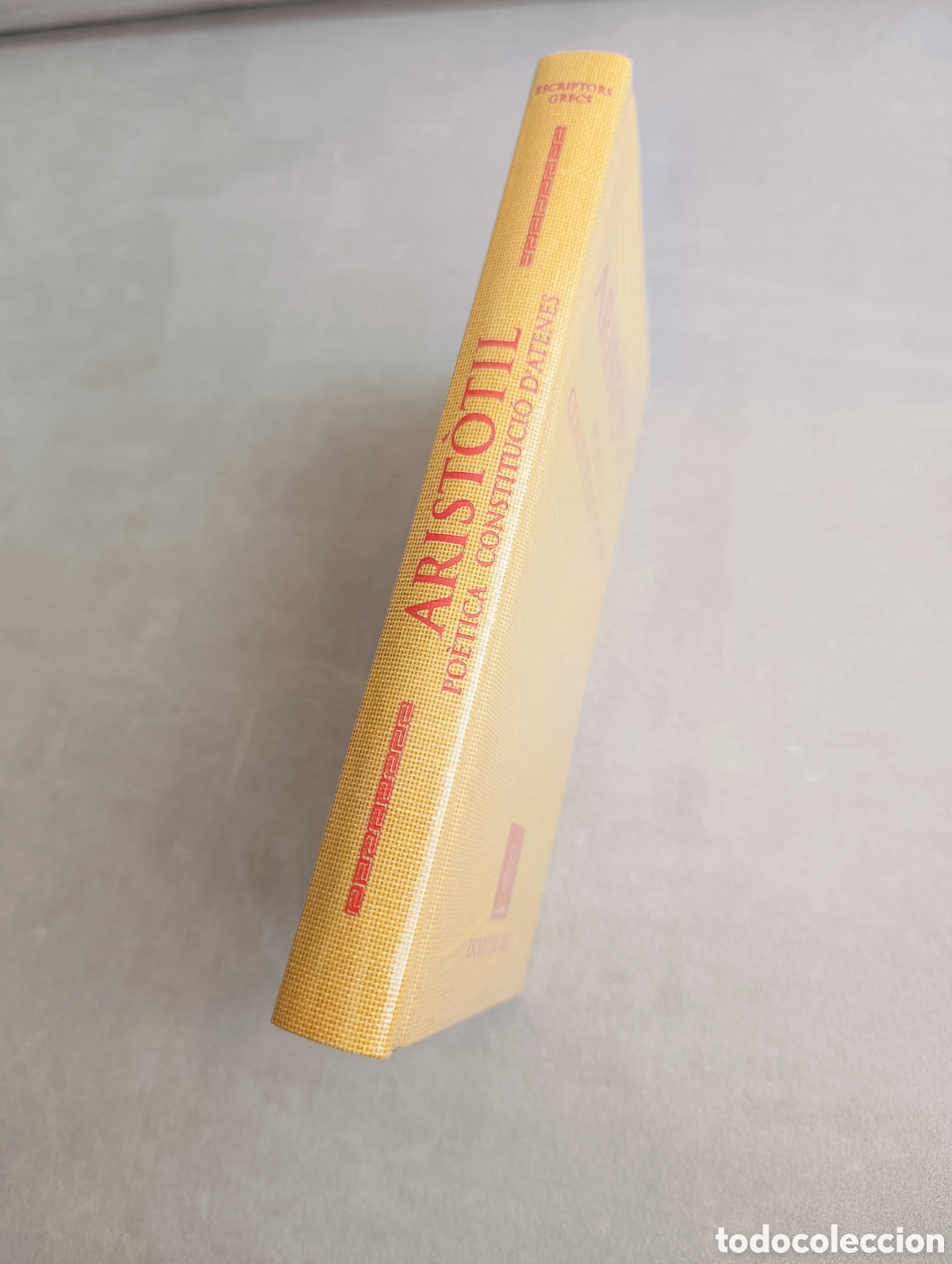 Libros de segunda mano: Arist&ograve;til. Po&egrave;tica. Constituci&oacute; dAtenes. Escriptors Grecs. Bernat Metge - Foto 3