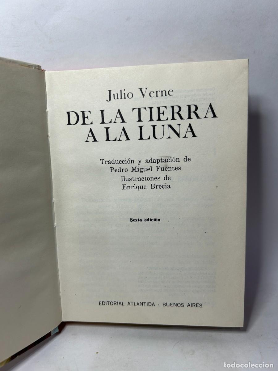 Libros de segunda mano: JULIO VERNE - DE LA TIERRA A LA LUNA - 1984 - Foto 3