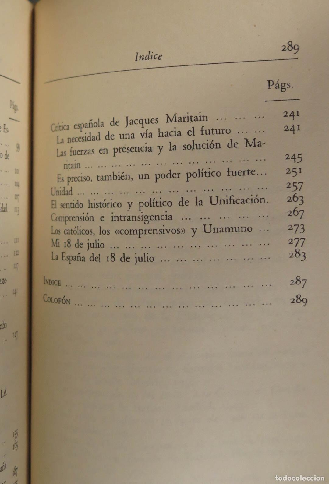 Libros de segunda mano: Ambiciones espa&ntilde;olas P&eacute;rez-Embid - Foto 4