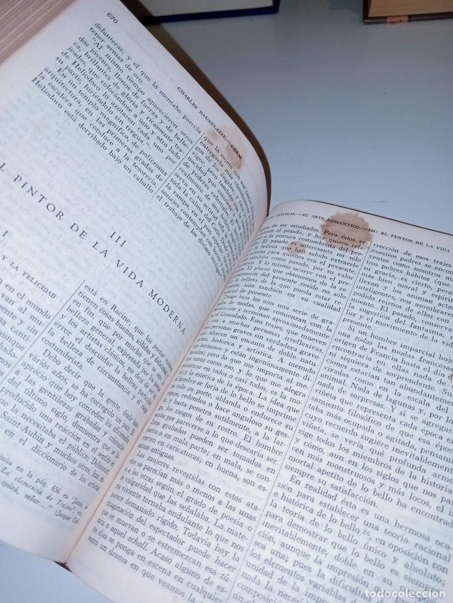 Libros de segunda mano: Obras de Charles Baudelaire - Foto 12