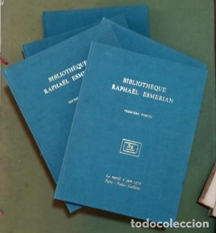 Libros de segunda mano: BIBLIOTHEQUE RAPHAEL ESMERIAN. 5 vols. Auction catalogues - Foto 1
