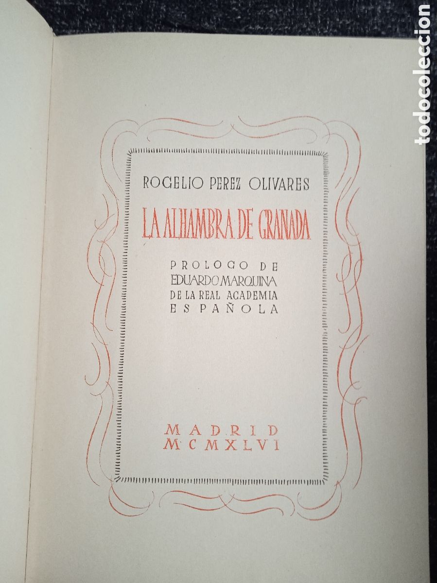 Libros de segunda mano: LA ALHAMBRA DE GRANADA / ROGELIO PEREZ OLIVARES - Foto 2