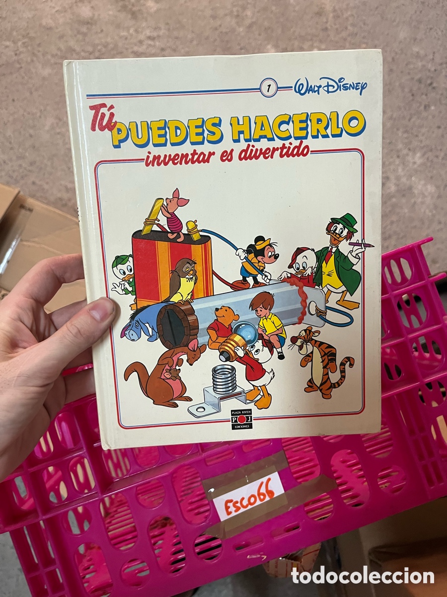 Libros de segunda mano: Esco44 disney, T&Uacute;PUEDES HACERLO inventar es divertido