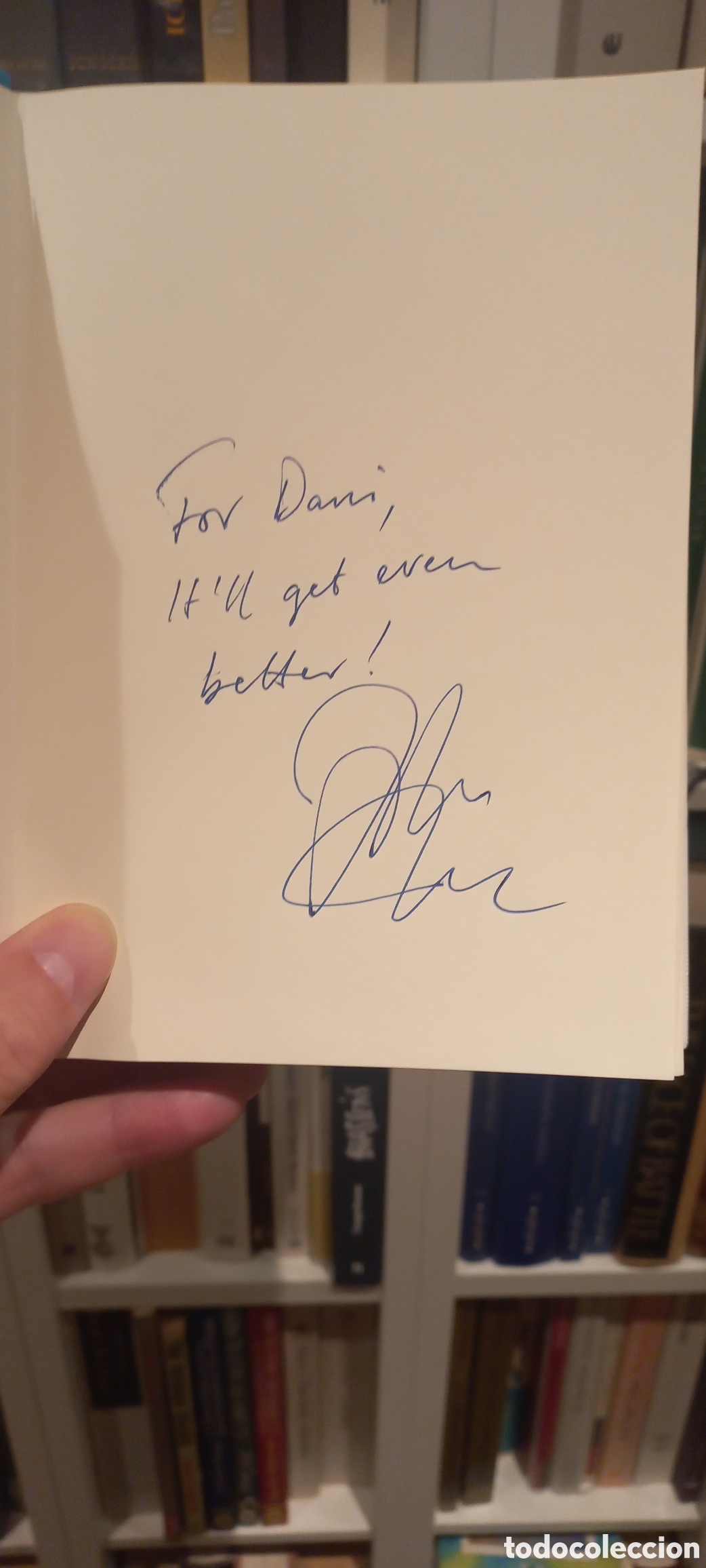 Libros de segunda mano: Progreso: 10 razones para mirar al futuro con optimismo, Johan Norberg (con una dedicatoria) - Foto 2