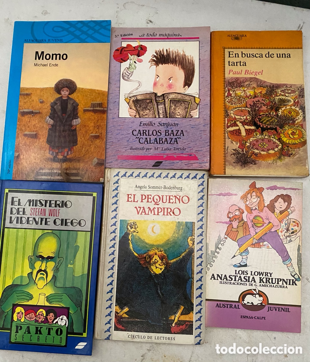 Libros de segunda mano: 6 libros de literatura juvenil de los a&ntilde;os 80 - Foto 1
