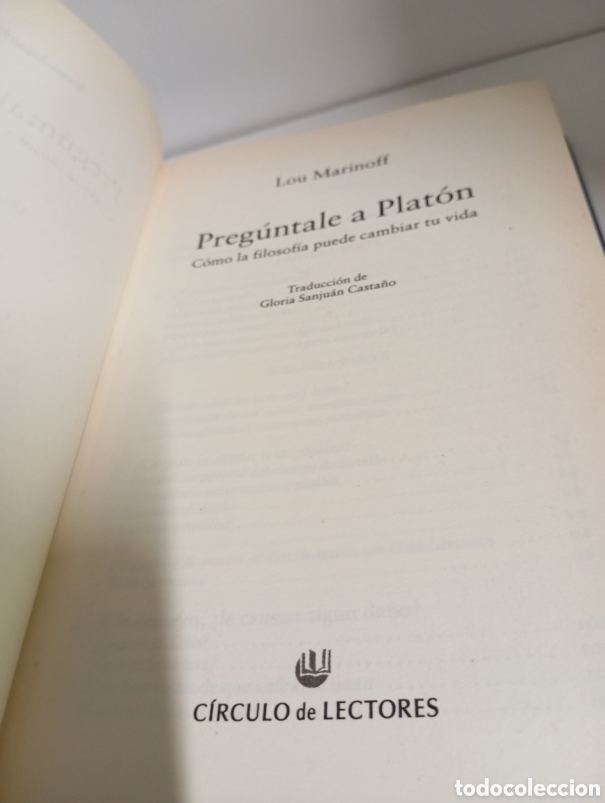 Libros de segunda mano: Preg&uacute;ntale a Plat&oacute;n. Lou Marinoff - Foto 3