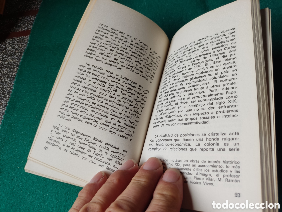 Libros de segunda mano: Libro La idea colonial en Espa&ntilde;a de Roberto mesa - Foto 3