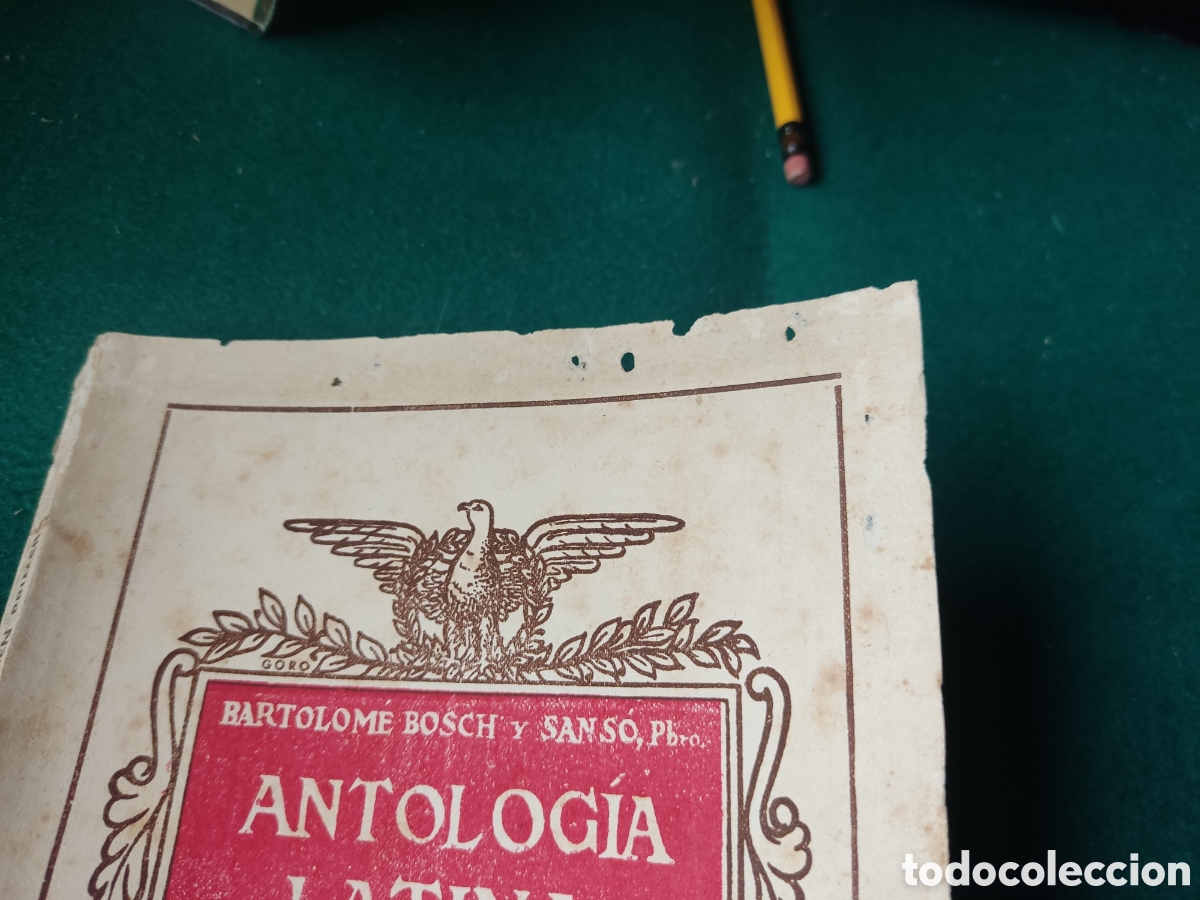 Libros de segunda mano: Libro antolog&iacute;a Latina de Bartolom&eacute; Bosch y Sanso - Foto 2