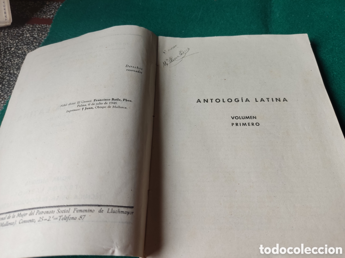 Libros de segunda mano: Libro antolog&iacute;a Latina de Bartolom&eacute; Bosch y Sanso - Foto 3