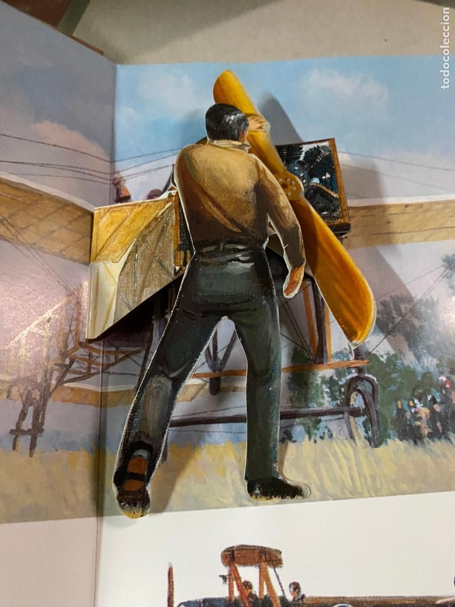 Libros de segunda mano: Les avions Albin Michel - Libro pop up en frances - Foto 2