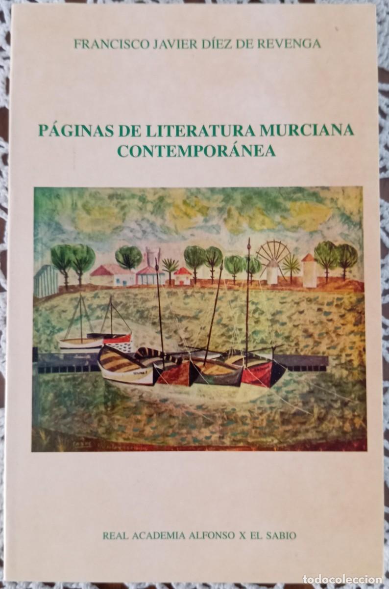 Libros de segunda mano: PAGINAS DE LITERATURA MURCIANA CONTEMPORANEA - DIEZ DE REVENGA